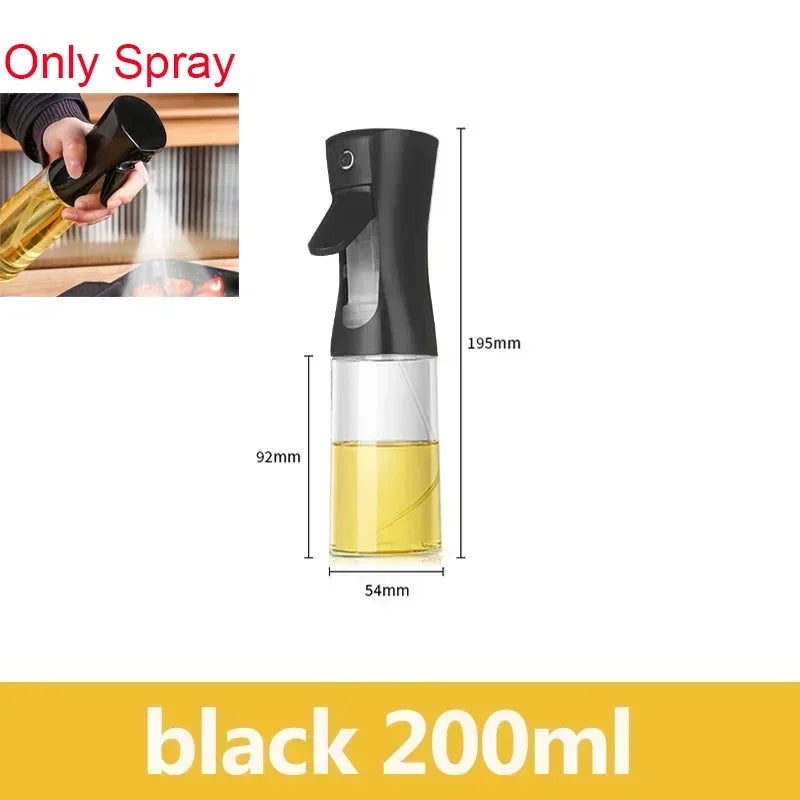 200/300/500ml Oil Spray Bottle BBQ Cooking Olive Oil Sprayer Plastic Baking Oil Spray Empty Bottle Vinegar Bottle Or  Oil brush
