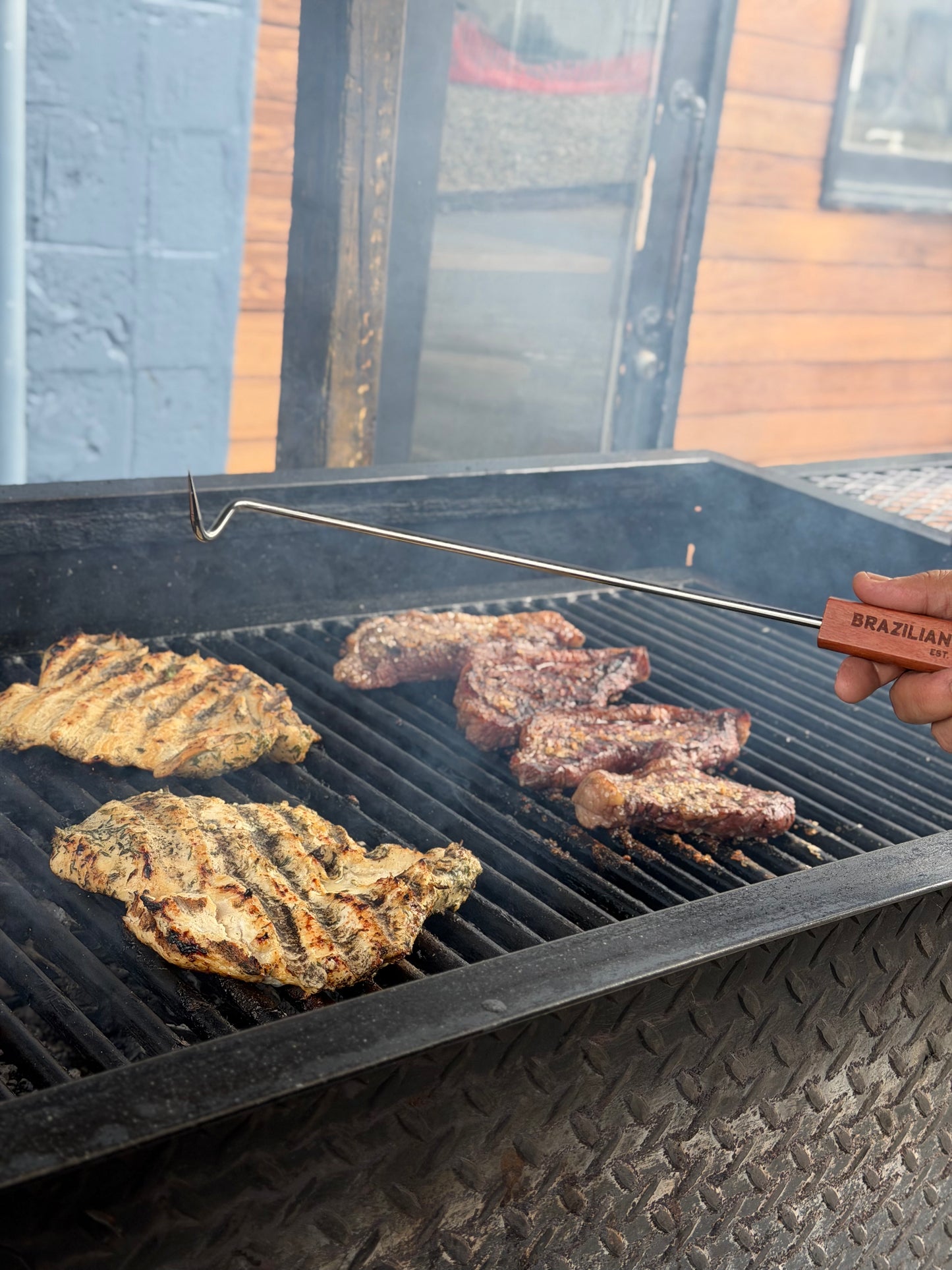 BBB Stainless Steel Churrasco Meat Hook