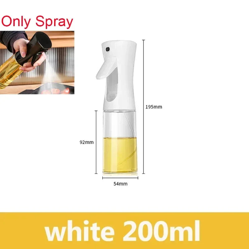 200/300/500ml Oil Spray Bottle BBQ Cooking Olive Oil Sprayer Plastic Baking Oil Spray Empty Bottle Vinegar Bottle Or  Oil brush