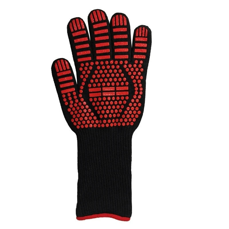 BBB Live-Fire BBQ Gloves – 800°F Heat Resistant Aramid Grilling Gloves for Churrasco & Open Flame Cooking